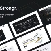 Strongr – Fitness & Gym Elementor Template Kit