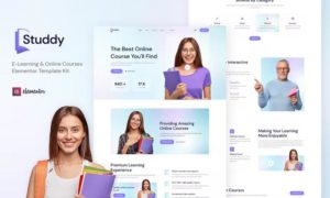 Studdy – E-Learning & Online Courses Elementor Template Kit