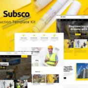 Subsco – Construction Elementor Template Kit