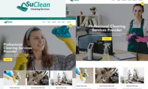 SuClean – Cleaning Services Elementor Template Kit