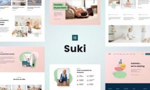 Suki – Meditation Channel Elementor Template Kit