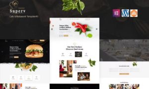 Superv Cafe – Restaurant Elementor Template Kit