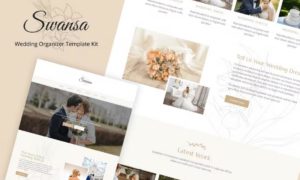 Swansa – Wedding Elementor Template Kit