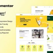 Swegerr – Juice & Fresh Drink Elementor Template Kit