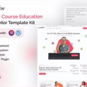 Synauw Online Course Education Elementor Template Kit