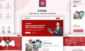 Syner – Creative Agency Elementor Template Kit