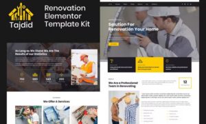 Tajdid – Renovation Elementor Template Kit