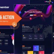 Talk & Action – Colorful Digital Agency Elementor Template Kit