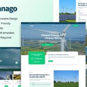 Tanago – Green Renewable Energy Elementor Template Kit