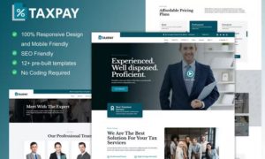 TaxPay – Advisor & Financial Consulting Elementor Template Kit