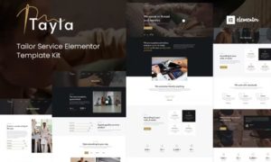 Tayla – Tailor Service Elementor Template Kit