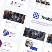 Techie | Tech Company & Digital Startup Elementor Template Kit