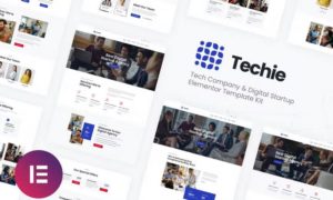 Techie | Tech Company & Digital Startup Elementor Template Kit