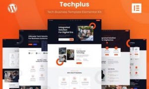 Techplus – Tech Business Elementor Template Kit