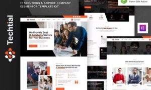 Techtial – IT Solutions & Services Company Elementor Template Kit