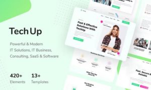 TechUp – Technology IT Solutions & Services Elementor Template Kit