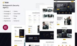 Tector | Bodyguard & Security Agency Elementor Template Kit