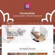Teracotta – Spa & Beauty Salon – Elementor Template Kit