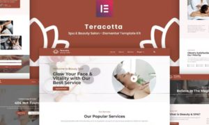 Teracotta – Spa & Beauty Salon – Elementor Template Kit