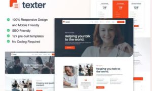 Texter – Content Writing Service Agency Elementor Kit