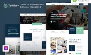 Textilery – Textile & Garment Industry Elementor Template Kit