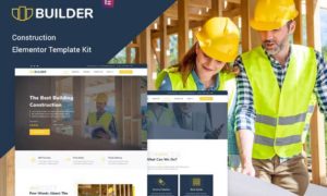 The Builder – Construction & Architecture Elementor Template Kit