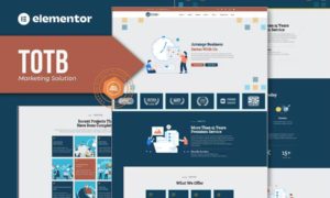 TOTB – Marketing Solution Elementor Template kit