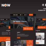 Tow Now – Towing Services Elementor Template Kit