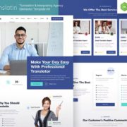 Translatin – Translation Services & Interpreting Agency Elementor Template Kit
