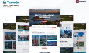 Travele – Travel & Tour Agency Elementor Template Kit