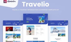 Travelio – Travel & Tourism Elementor Template Kit