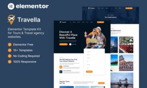 Travella – Tours & Travel Agency Elementor Template Kit