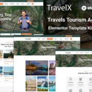 TravelX – Travels Tourism Agency Elementor Template Kit