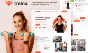 Treina – Personal Trainer & Fitness Elementor Template Kit