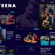 Trena – Sport & Fitness Trainer Services Elementor Template Kit