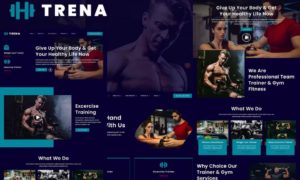 Trena – Sport & Fitness Trainer Services Elementor Template Kit