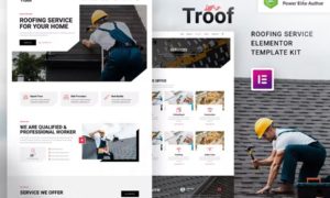 Troof – Roofing Service Elementor Template Kit