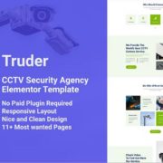 Truder – CCTV Security Service Elementor Template Kit