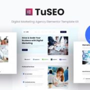 TuSEO – Digital Marketing Agency Elementor Template Kit