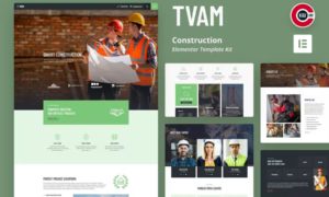 Tvam – Construction Elementor Template Kit