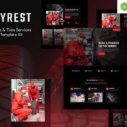 Tyrest – Car Tire & Wheel Service Elementor Template Kit