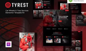 Tyrest – Car Tire & Wheel Service Elementor Template Kit