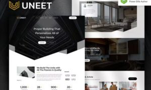 Uneet – Apartment & Single Property Real Estate Elementor Template Kit