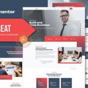 Upgreat – Business Service Corporate Elementor Template Kit