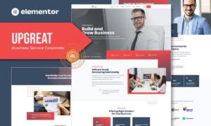 Upgreat – Business Service Corporate Elementor Template Kit