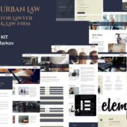 Urban Law – Lawyer & Law Firm Elementor Template Kit