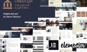 Urban Law – Lawyer & Law Firm Elementor Template Kit