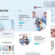 Usmile – Dental Clinic & Dentist Elementor Template Kit