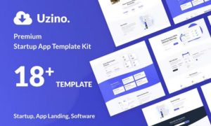 Uzino | Startup App Elementor Template Kit