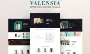 Valensia | Coffee Shop Elementor Template Kit